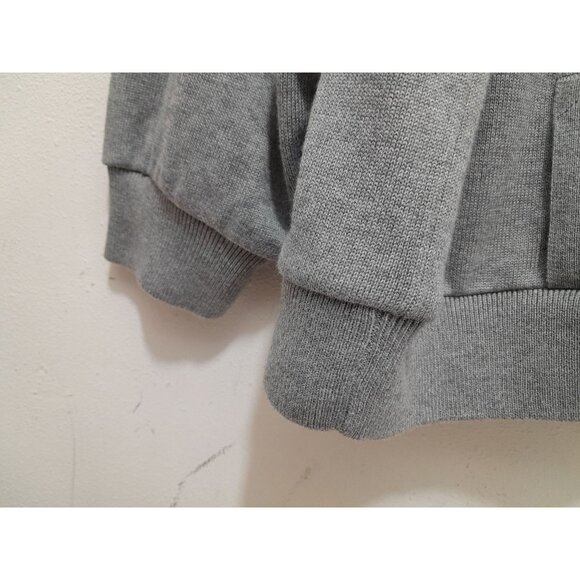 Lands End Mens Full Zip Heavyweight Warm Outdoor Fall Winter 2XL Cardigan Gray - Picture 3 of 5